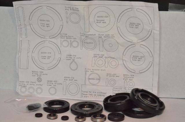 H2 COMPLETE SEAL KIT 23+1 PCS (image for) H2 COMPLETE SEAL KIT 23+1 PCS